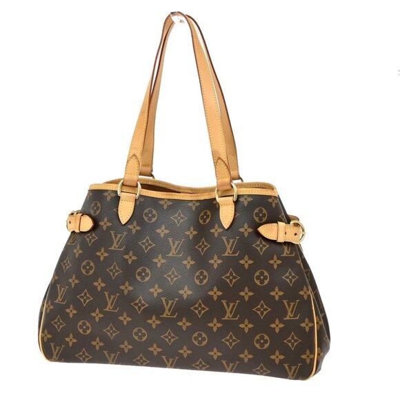 LOUIS VUITTON Batignolles Horizontal Shoulder Bag Monogram Brown - Picture 1 of 16